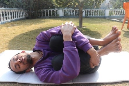 Rolling in Yoga Mat