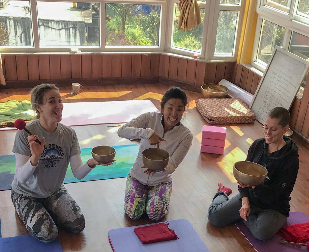 Singing Bowl in Nepal Sound Healing in Nepal Ayurveda & Yoga Home
