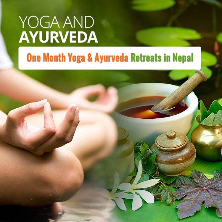 one month yoga and Ayurveda retreats in Nepal