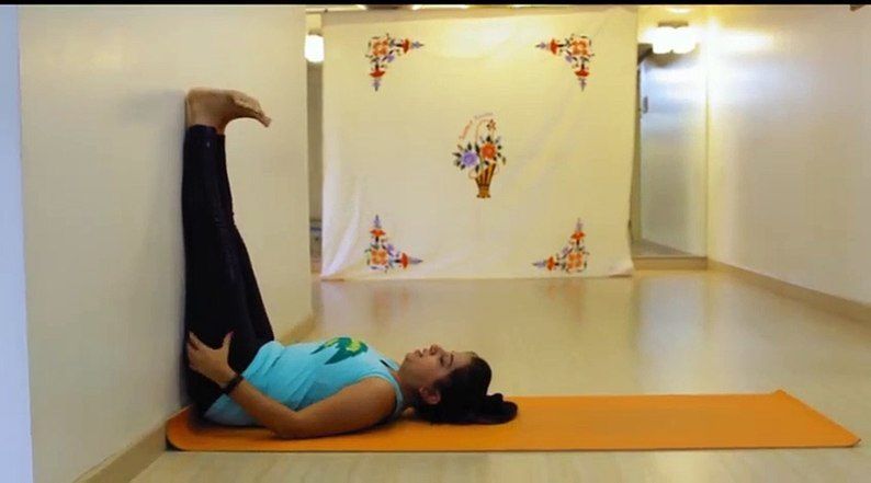 Legs Up The Wall Pose Viparita Karani Asana Steps And Health Benefits